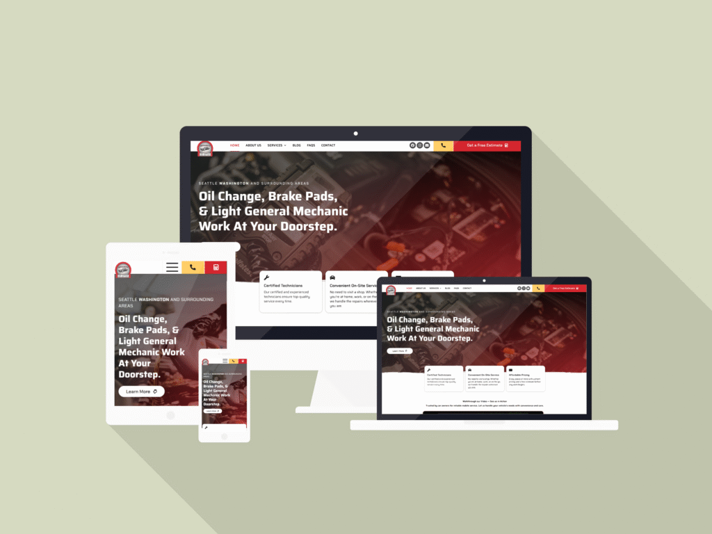 Build a Responsive Website for Integrity Mobile Mechanics